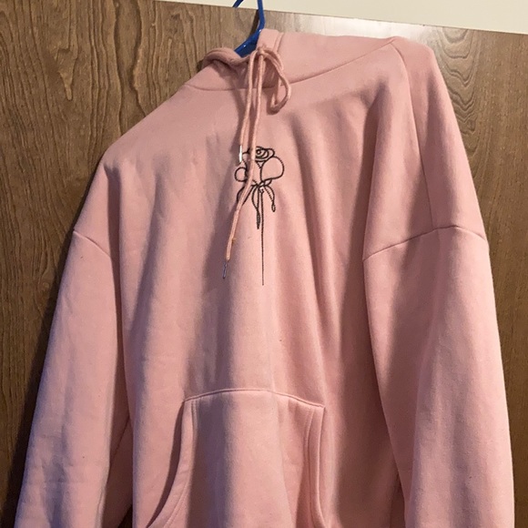 Pink Hypebeast Rose Hoodie - Picture 1 of 1
